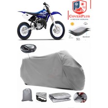 Autozel Yamaha  Yz 80 Motor Brandası Gri Arka Çanta Uyumlu Motorsiket Brandası Motor Örtüsü Çadır Su Geçirmez Motosiklet Kılıfı Motor Brandası