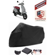 Autozel Kuba Bluebird Motor Brandası Siyah Motorsiket Brandası Motor Örtüsü Çadır Su Geçirmez Motosiklet Kılıfı Motor Brandası