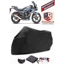 Autozel Hero Karizma Motor Brandası Siyah Motorsiket Brandası Motor Örtüsü Çadır Su Geçirmez Motosiklet Kılıfı Motor Brandası