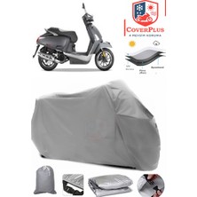Coverall Kymco Like S 125 Gri Motorsiket Brandası Motor Örtüsü Çadır Su Geçirmez Motosiklet Kılıfı Motor Brandası