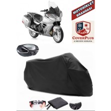 Autozel Triumph Trophy 1200 Motor Brandası Siyah Arka Çanta Uyumlu Motorsiket Brandası Motor Örtüsü Çadır Su Geçirmez Motosiklet Kılıfı Motor Brandası