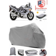 Autozel Suzuki Gsx 750 F Motor Brandası Gri Motorsiket Brandası Motor Örtüsü Çadır Su Geçirmez Motosiklet Kılıfı Motor Brandası