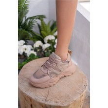 Angelina Jones Georgi Kadın Nude Taş Detay Sneakers