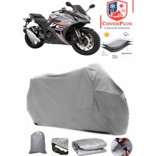 Autozel Rks R250 Motor Brandası Gri Motorsiket Brandası Motor Örtüsü Çadır Su Geçirmez Motosiklet Kılıfı Motor Brandası