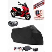 Autozel Bumoto/jinling Regnum 250CC Motor Brandası Siyah Arka Çanta Uyumlu Motorsiket Brandası Motor Örtüsü Çadır Su Geçirmez Motosiklet Kılıfı Motor Brandası
