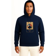 Bahriyeli Collection Kapüşonlu Eurofighter Typhoon Türk Hava Kuvvetleri Göğüs Tasarımlı Unisex Sweatshirt