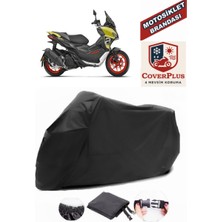 Autozel Aprilia Sr 125 Motor Brandası Siyah Motorsiket Brandası Motor Örtüsü Çadır Su Geçirmez Motosiklet Kılıfı Motor Brandası