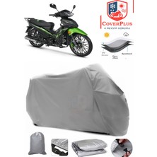 Autozel Rks Sniper 50 Pro Motor Brandası Gri Motorsiket Brandası Motor Örtüsü Çadır Su Geçirmez Motosiklet Kılıfı Motor Brandası