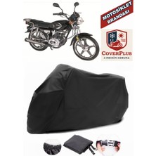 Autozel Bisan Toprak Wrc 100 Motor Brandası Siyah Motorsiket Brandası Motor Örtüsü Çadır Su Geçirmez Motosiklet Kılıfı Motor Brandası