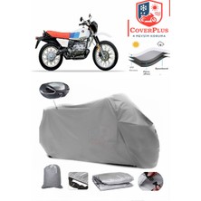 Autozel Bmw R 80 Gs Motor Brandası Gri Arka Çanta Uyumlu Motorsiket Brandası Motor Örtüsü Çadır Su Geçirmez Motosiklet Kılıfı Motor Brandası