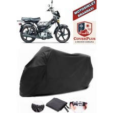 Autozel Falcon Flash 100 Motor Brandası Siyah Motorsiket Brandası Motor Örtüsü Çadır Su Geçirmez Motosiklet Kılıfı Motor Brandası