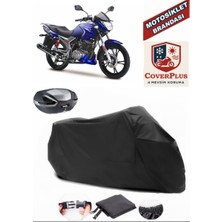 Autozel Haojue Hj 150-9 Motor Brandası Siyah Arka Çanta Uyumlu Motorsiket Brandası Motor Örtüsü Çadır Su Geçirmez Motosiklet Kılıfı Motor Brandası