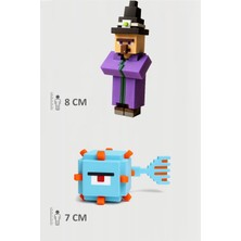 Minecraft Witch Cadı Guardian Set Hareketli Eklemli Figür