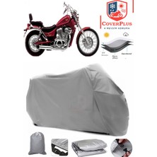 Autozel Suzuki Vs 800 Intruder Motor Brandası Gri Motorsiket Brandası Motor Örtüsü Çadır Su Geçirmez Motosiklet Kılıfı Motor Brandası