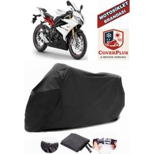 Autozel Triumph Daytona 675 Motor Brandası Siyah Motorsiket Brandası Motor Örtüsü Çadır Su Geçirmez Motosiklet Kılıfı Motor Brandası