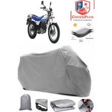 Autozel Suzuki Vanvan 125 Motor Brandası Gri Motorsiket Brandası Motor Örtüsü Çadır Su Geçirmez Motosiklet Kılıfı Motor Brandası