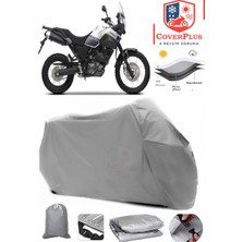 Autozel Yamaha  Xtz 660ZA Tenere Motor Brandası Gri Motorsiket Brandası Motor Örtüsü Çadır Su Geçirmez Motosiklet Kılıfı Motor Brandası