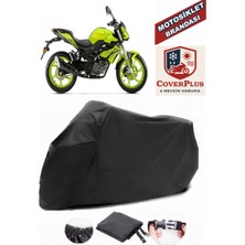 Autozel Benelli Bn 125 Motor Brandası Siyah Motorsiket Brandası Motor Örtüsü Çadır Su Geçirmez Motosiklet Kılıfı Motor Brandası