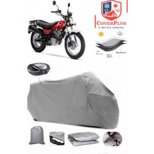 Autozel Suzuki Vanvan 200 Motor Brandası Gri Arka Çanta Uyumlu Motorsiket Brandası Motor Örtüsü Çadır Su Geçirmez Motosiklet Kılıfı Motor Brandası