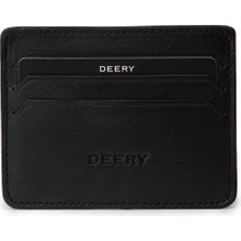 Deery Hakiki Deri Siyah Yatay Erkek Kartlık - 00530MSYHZ03