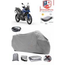 Coverall Triumph Tiger 900 Gt Arka Çanta Uyumlu (Gri) Motorsiket Brandası Motor Örtüsü Çadır Su Geçirmez Motosiklet Kılıfı Motor Brandası