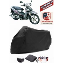 Coverall Kymco Straight 150 Siyah Motorsiket Brandası Motor Örtüsü Çadır Su Geçirmez Motosiklet Kılıfı Motor Brandası