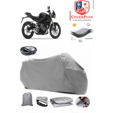 Coverall Triumph Street Triple S Arka Çanta Uyumlu (Gri) Motorsiket Brandası Motor Örtüsü Çadır Su Geçirmez Motosiklet Kılıfı Motor Brandası