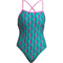 Funkita Stp Zip Zap Kadın Çapraz Askılı Yüzücü Mayosu