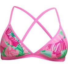 Funkita Tropic Palm Kadın Üçgen Bikini Üstü – Ayarlanabilir Askılı Tri Top | Tek Üst