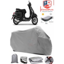 Coverall Vespa Gts 150 Gri Motorsiket Brandası Motor Örtüsü Çadır Su Geçirmez Motosiklet Kılıfı Motor Brandası