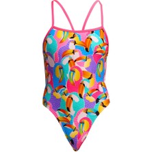 Funkita Hl Tou By Tou Kadın Yüksek Bacak Kesimli Yüzücü Mayosu – Brezilya Kesim Arka ve Ince Askılı