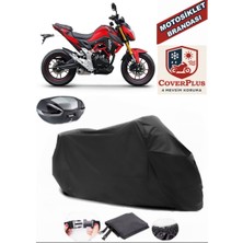 Coverall Rks Rnx Plus Siyah Arka Çanta Uyumlu Motorsiket Brandası Motor Örtüsü Çadır Su Geçirmez Motosiklet Kılıfı Motor Brandası