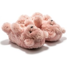 Twigy Teddy Kadın Hayvanlı Panduf Gül Kurusu 36/41