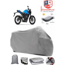 Coverall Honda Cb 125 R Gri Motorsiket Brandası Motor Örtüsü Çadır Su Geçirmez Motosiklet Kılıfı Motor Brandası