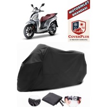 Coverall Sym Symphony Siyah Motorsiket Brandası Motor Örtüsü Çadır Su Geçirmez Motosiklet Kılıfı Motor Brandası