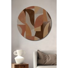 Teona Ahşap Dekoratif Ahşap Yuvarlak Tablo Renkli Buluşma