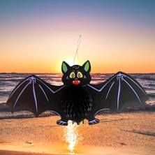 Dodomar Halloween Cadılar Bayramına Özel Yarasa Şeklinde Karnında Akordiyon Şeklinde Açılan Petek Süs 60x28 cm