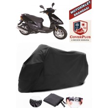 Coverall Bisan Troy 100 Siyah Motorsiket Brandası Motor Örtüsü Çadır Su Geçirmez Motosiklet Kılıfı Motor Brandası