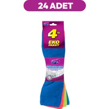 Parex Mikrofiber 4'lü Temizlik Bezi 24 Paket