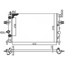 Nrf 50562A Motor Radyatoru 1300196 1300214 1300257