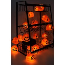 Storemax Bayramı Halloween Pilli Balkabağı LED 12 Li