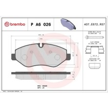 Brembo PA6026 On Fren Balatasi 42555881 42561355 42576975