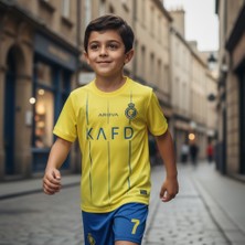 Bite Nose Al Nassr Fc Yeni Sezon Pro Çocuk T-Shirt Halısaha Forması