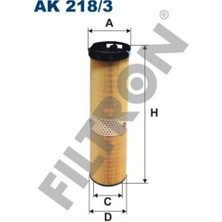 Filtron Mtxdpn Hava Filtresi Mercedes-Benz Mercedes E (W/S211), S (W220)