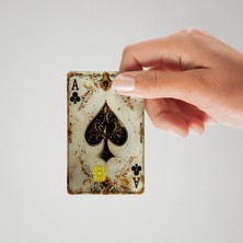 Huggy Craft Dekoratif Iskambil Kağıdı Sinek Temalı Kredi Kartı Kaplama & Sticker