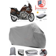 Autozel Bmw K 1600 Gtl Exclusive Motor Brandası Gri Motorsiket Brandası Motor Örtüsü Çadır Su Geçirmez Motosiklet Kılıfı Motor Brandası