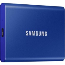 Binbir Göz Bilgisayar Samsung 2tb T7 USB 3.2 (Okuma 1050MB - Yazma 1000MB) Mavi Taşınabilir SSD Disk MU-PC2T0H-WW