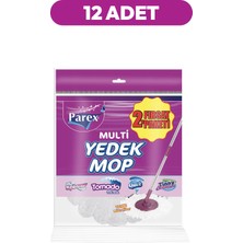 Parex Multi Yedek Mop 2'li Paket (Sapsız) 12li Set Toplam 24 Mop