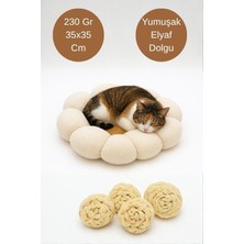 Acacia Papatya Yastık – Elyaf Dolgulu Dekoratif Yastık 33X33 cm (230 Gr)