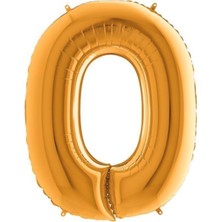 Party Country O Harf Altın Folyo Balon 102CM